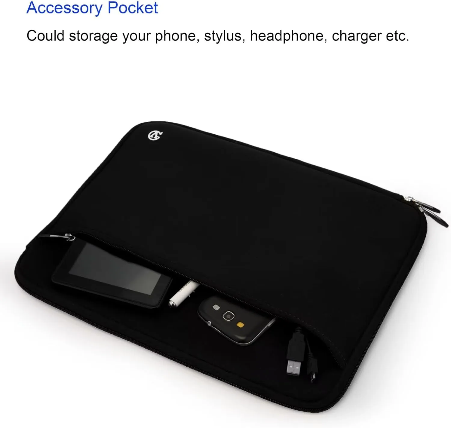 13.3 Inch Neoprene Laptop Carrying Bag Compatible with Samsung Galaxy Book Pro, Galaxy Book Pro 360, Compatible with Dell Latitude 3330 3320 5330 5320 7330 7320, Vostro 5310, XPS 13 9320 9305