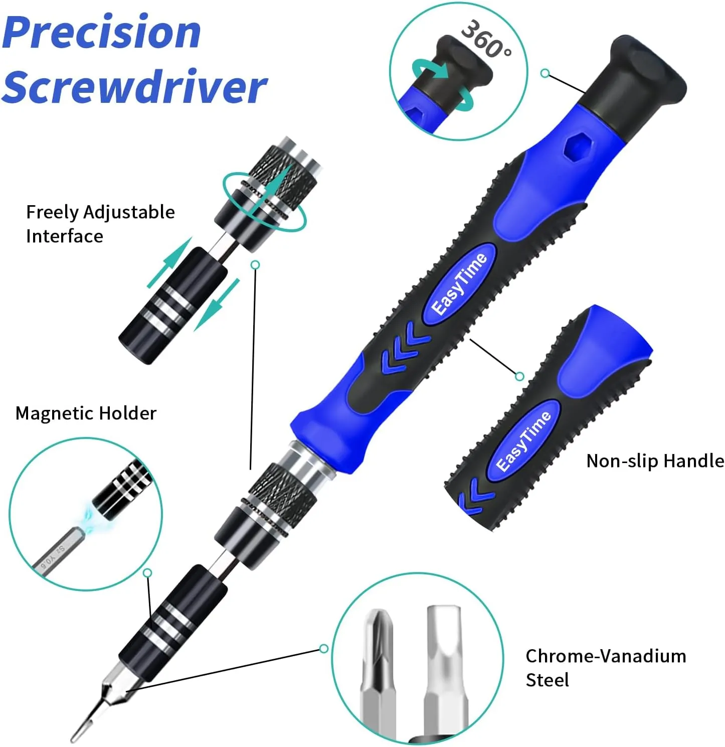 140 in 1 Precision Screwdriver Set, Professional Computer, Laptop Repair Tool Kit, Cell Phone Repair Tool Kit, Compatible for iPhone, Tablet, Macbook, PC, and Xbox Repair