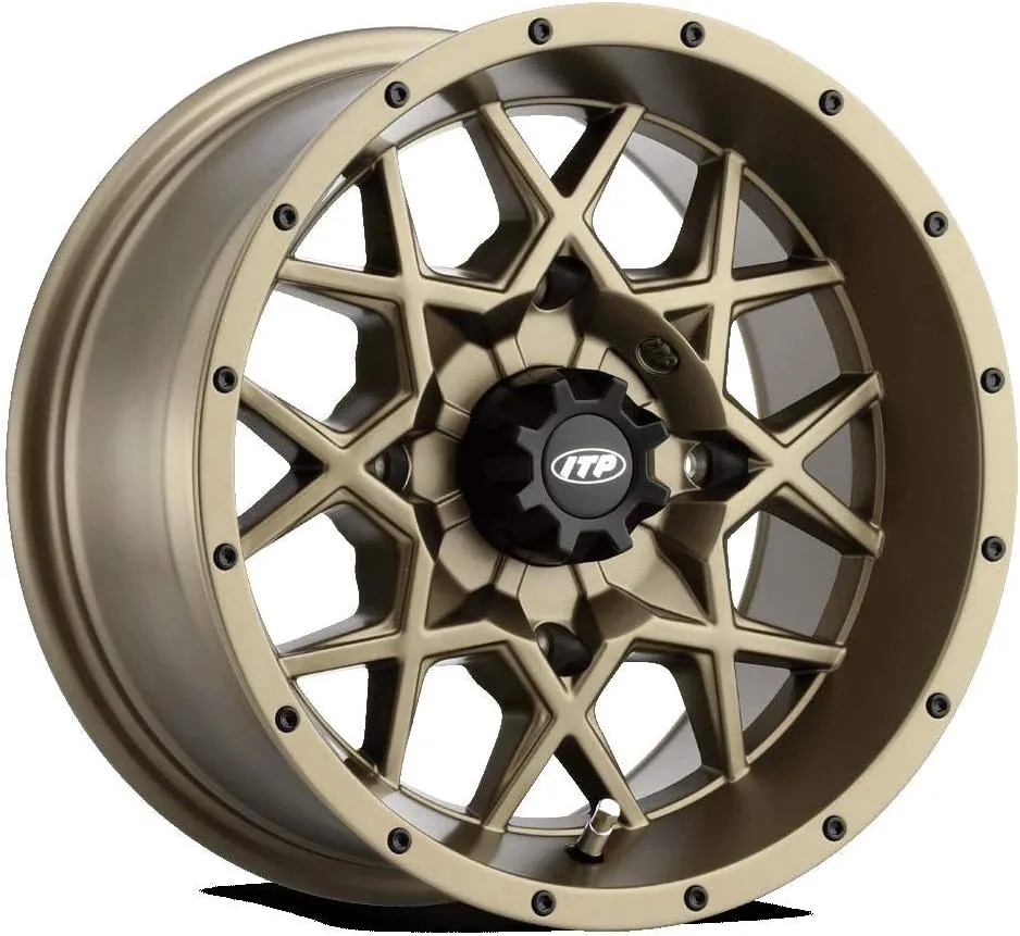1428641729B Heavy-Duty Hurricane UTV Wheel - 14x7-4 3 Offset - 4/137 - Bronze