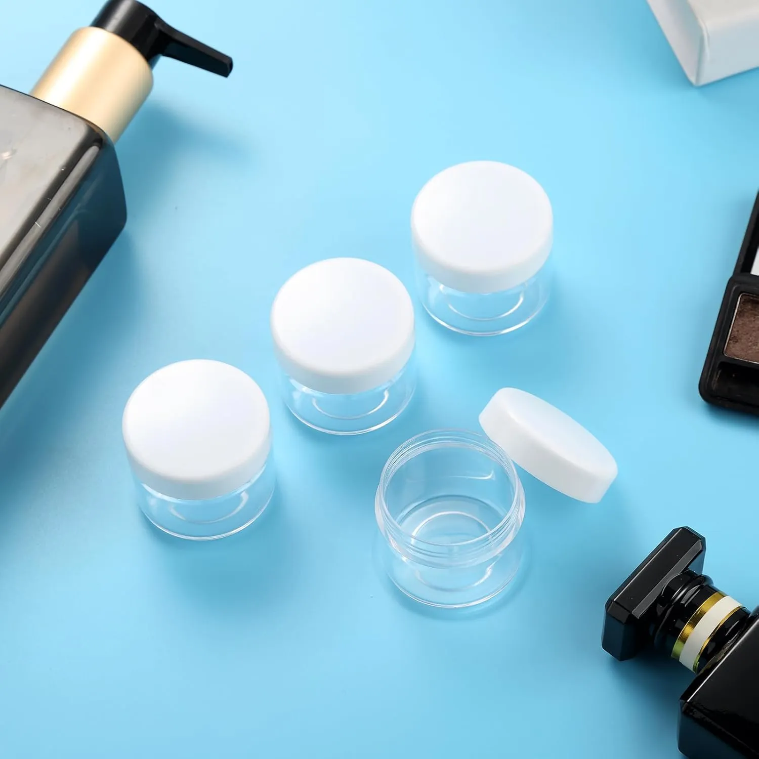 16 Pack Travel Bottles for Toiletries, Large 6oz Silicone Travel Containers jar for Toiletries, Leak Proof Refillable Liquid Shampoo And Conditioner Travel Essentials toiletry Bottles