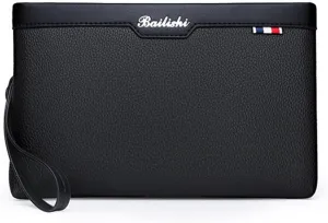 1pcs Leather Clutch for Men Organizer Wrist Bag Genuine Leather Man Clutch Purse Bag Wallet Men Handbag Wrist Bag