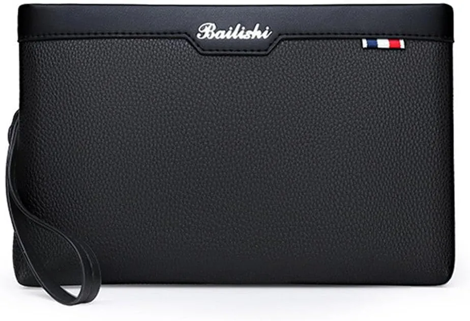 1pcs Leather Clutch for Men Organizer Wrist Bag Genuine Leather Man Clutch Purse Bag Wallet Men Handbag Wrist Bag