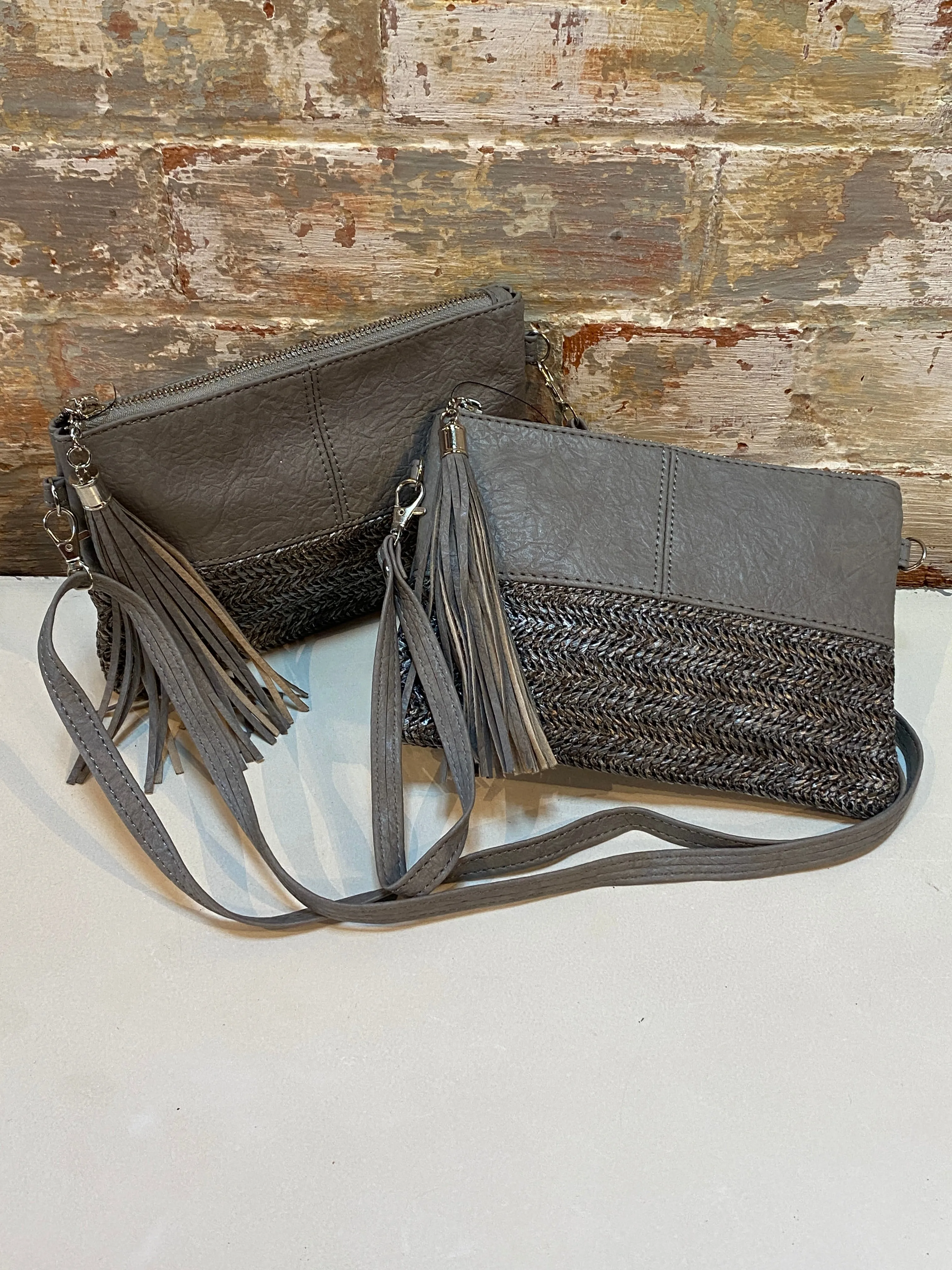 2 Tone Clutch Bag