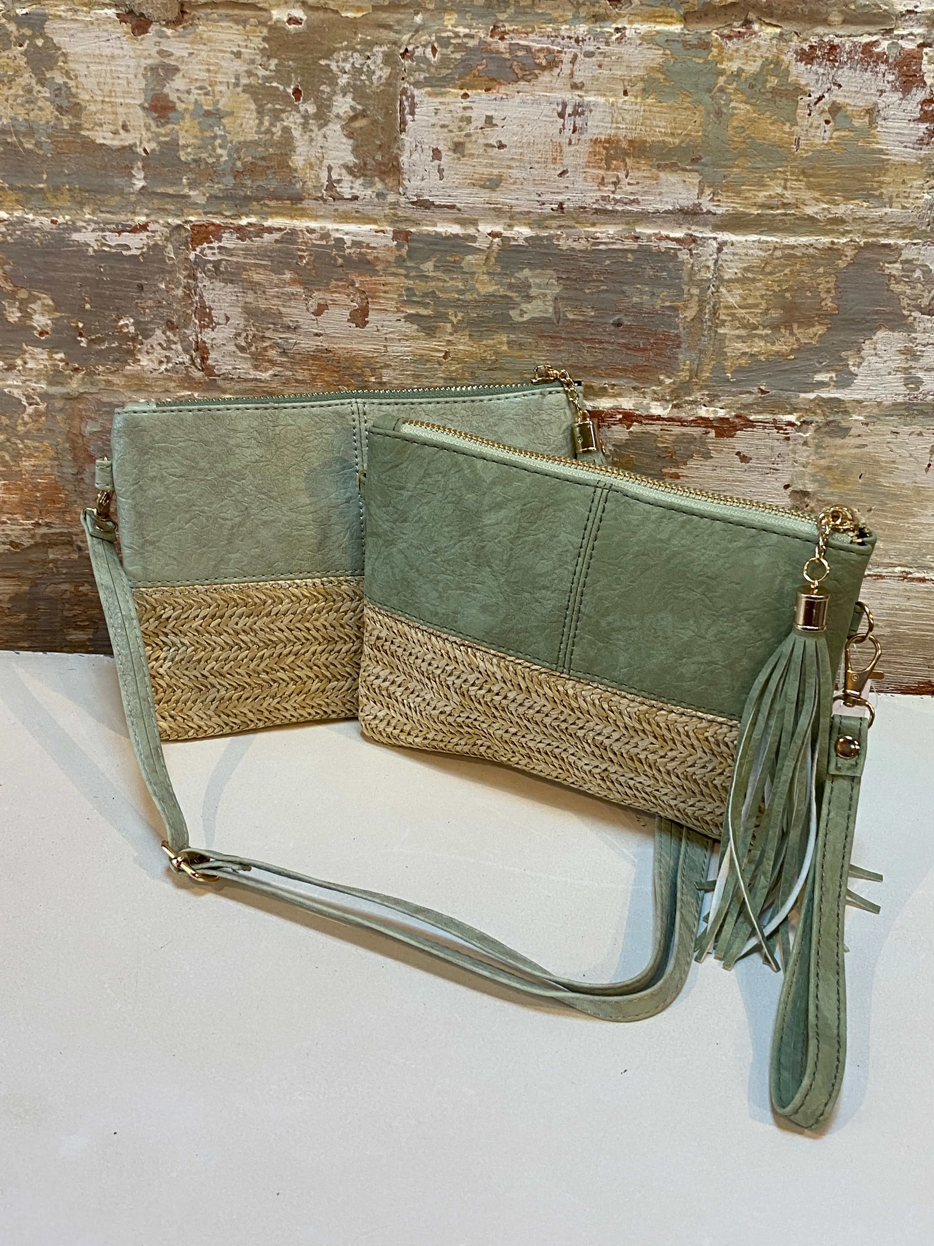 2 Tone Clutch Bag