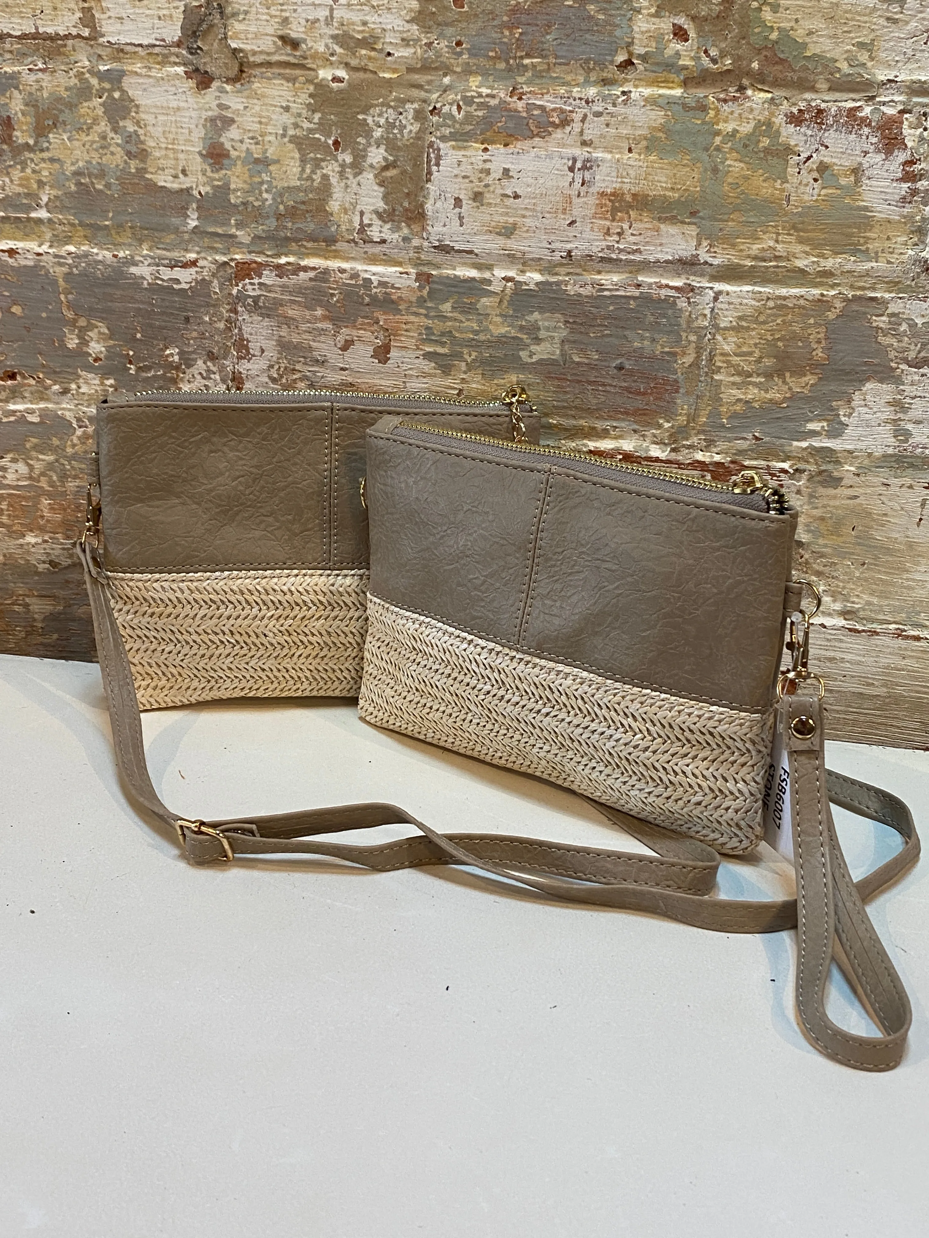 2 Tone Clutch Bag