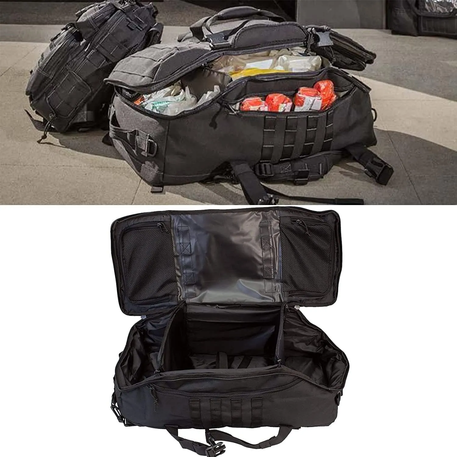 3 In 1 Tactical 30L Military Backpack Travel Duffle Bag for Weekender Gym Workout Deployment