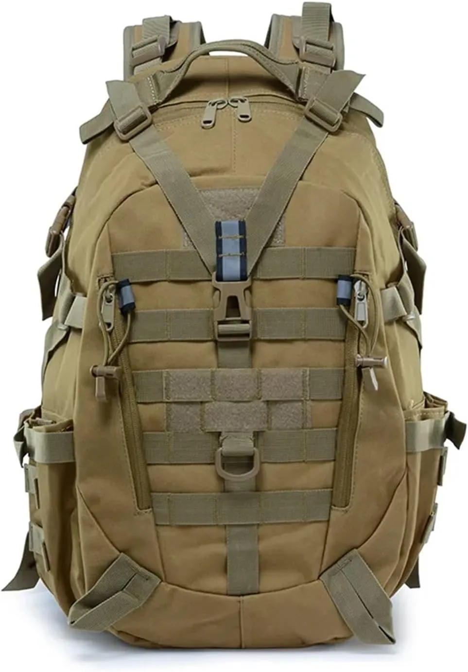 30-40L Camping Backpack Men's Bag Travel Bags Climbing Rucksack Hiking Outdoor Reflective Shoulder Fishing Bag(Style4)