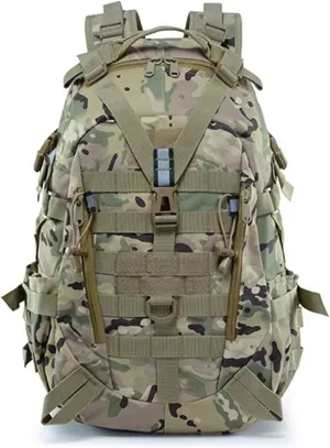 30-40L Camping Backpack Men's Bag Travel Bags Climbing Rucksack Hiking Outdoor Reflective Shoulder Fishing Bag(Style4)