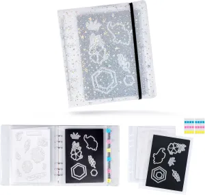 30pcs Magnetic Sheets and Storage Bags for Stamps and Dies Storage with Album Pocket, Die Cut Storage Set for Storage Die Cutting,DIY Scrapbooking,Card Making Supplies (1.2 mm Thickness)