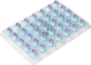 35 pcs Skyloong Glacier Silent Switch 5 Pin Lubed SMD RGB Mx Stem Switches for Mechanical Keyboard Brown Yellow Silver Rose