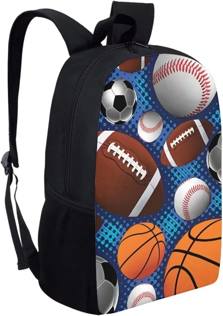 3D Animal Sport Printing Kids School Set Book Bag with Lunch Bag Pench Case 3 PCS