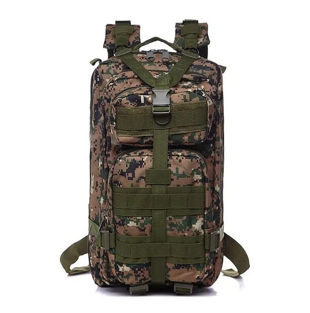 3P Military Bag Army Tactical Outdoor Camping Men's Military Tactical Backpack Oxford for Cycling Hiking Sports Climbing Bag 25L