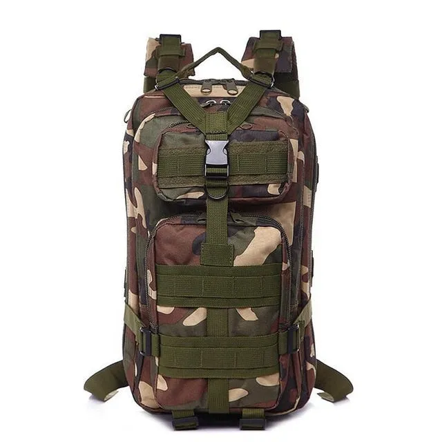 3P Military Bag Army Tactical Outdoor Camping Men's Military Tactical Backpack Oxford for Cycling Hiking Sports Climbing Bag 25L