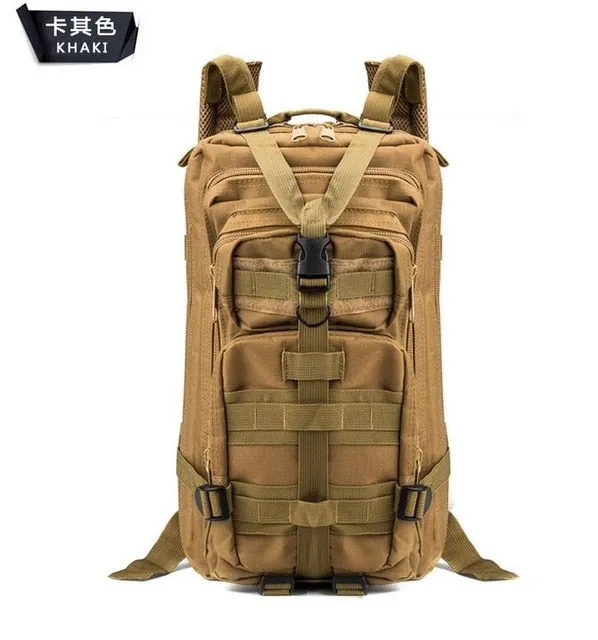3P Military Bag Army Tactical Outdoor Camping Men's Military Tactical Backpack Oxford for Cycling Hiking Sports Climbing Bag 25L