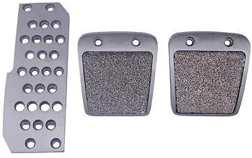 3PCS Anti-Slip Performance Foot Pedal Pads Car Foot Rest Fuel Brake MT Pedals Accessories for Honda Accord S2000 Civic Del Sol Fit RSX NSX Mugen JDM