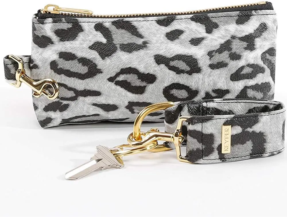 4-Piece Wristlet Set - Key Ring Bracelet & 3 Women’s Bags Womens Faux Leather Purses & Handbags Classic Clutch Purse