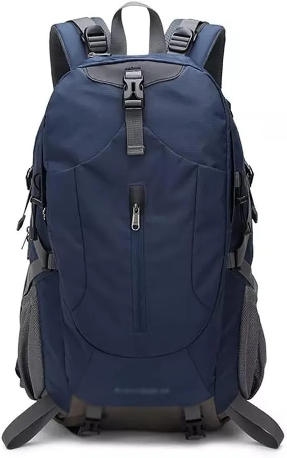 40L Mountaineering Backpack Multi Pocket Outdoor Camping Bag Travel Mountaineering Bag(Argento)