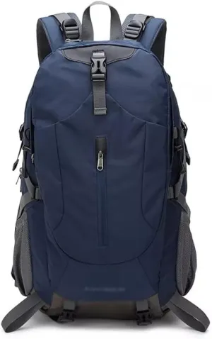 40L Mountaineering Backpack Multi Pocket Outdoor Camping Bag Travel Mountaineering Bag(Argento)