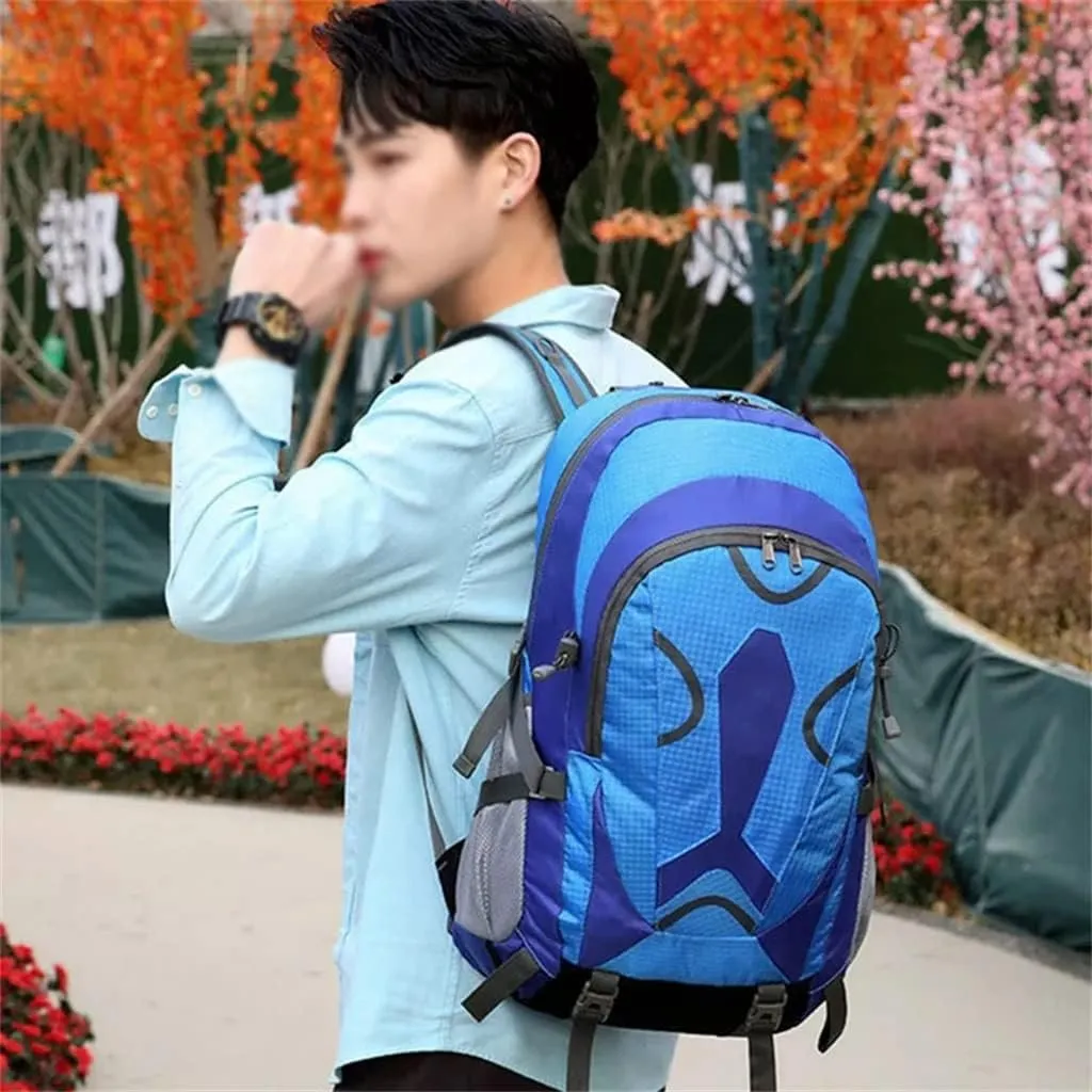 40L Outdoor Sports Backpack Large Capacity Travel Backpack Hiking Mountaineering Backpack(E)