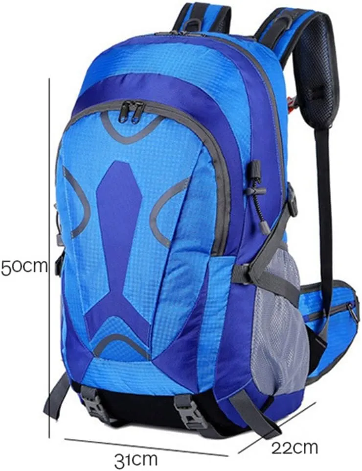 40L Outdoor Sports Backpack Large Capacity Travel Backpack Hiking Mountaineering Backpack(E)