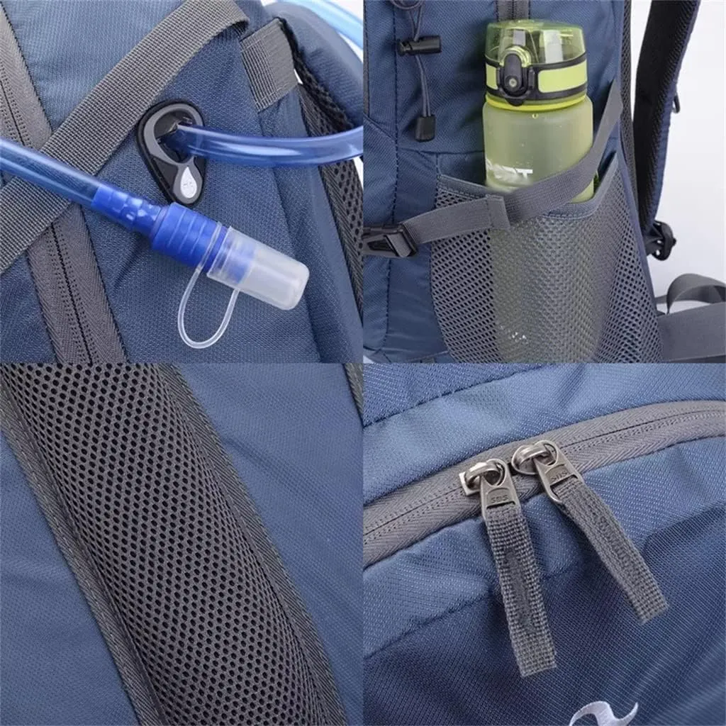 40L Travel Backpack Large Capacity Men's Women's Backpack Camping Hiking Sports Bag(A)
