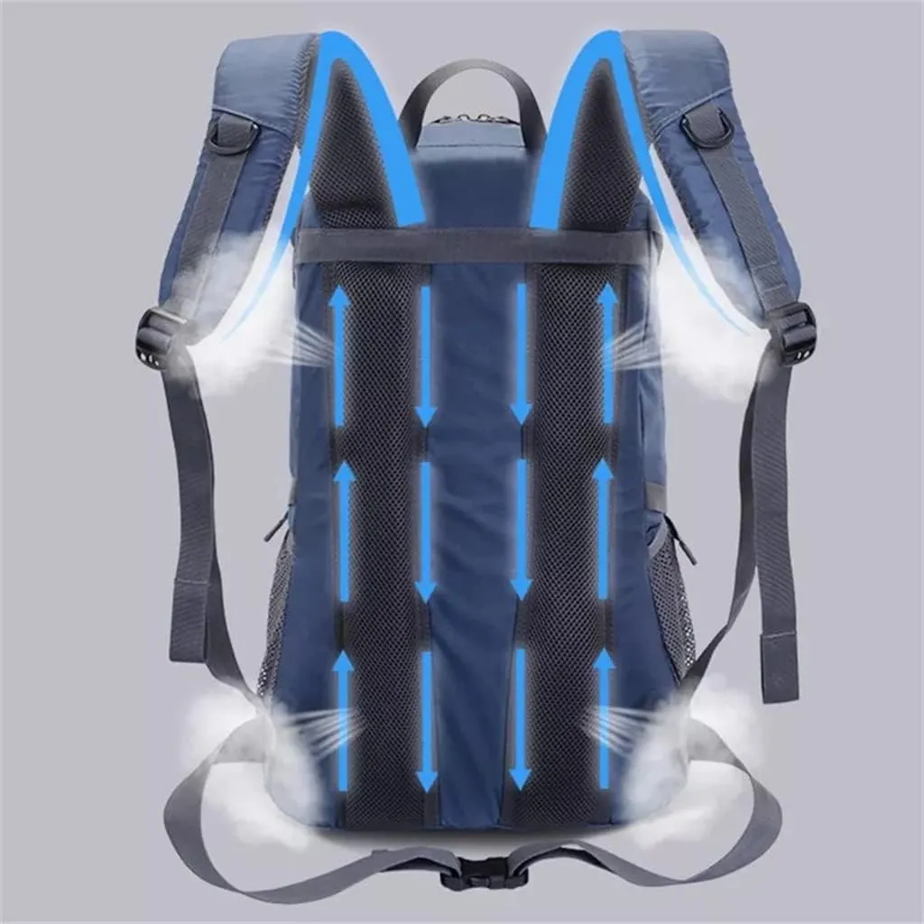 40L Travel Backpack Large Capacity Men's Women's Backpack Camping Hiking Sports Bag(A)