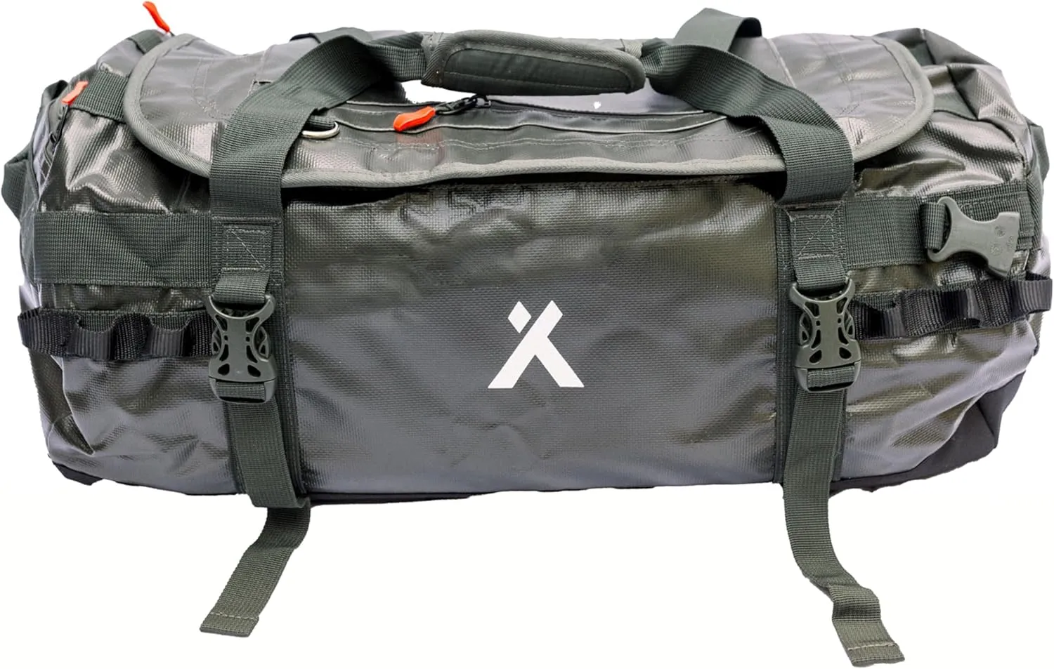 45L Duffel Backpack Folding Duffle Bag for Travel - Durable and Water-Resistant, with Tuck-Away Backpack Straps, U-Lid & Internal Mesh Pockets
