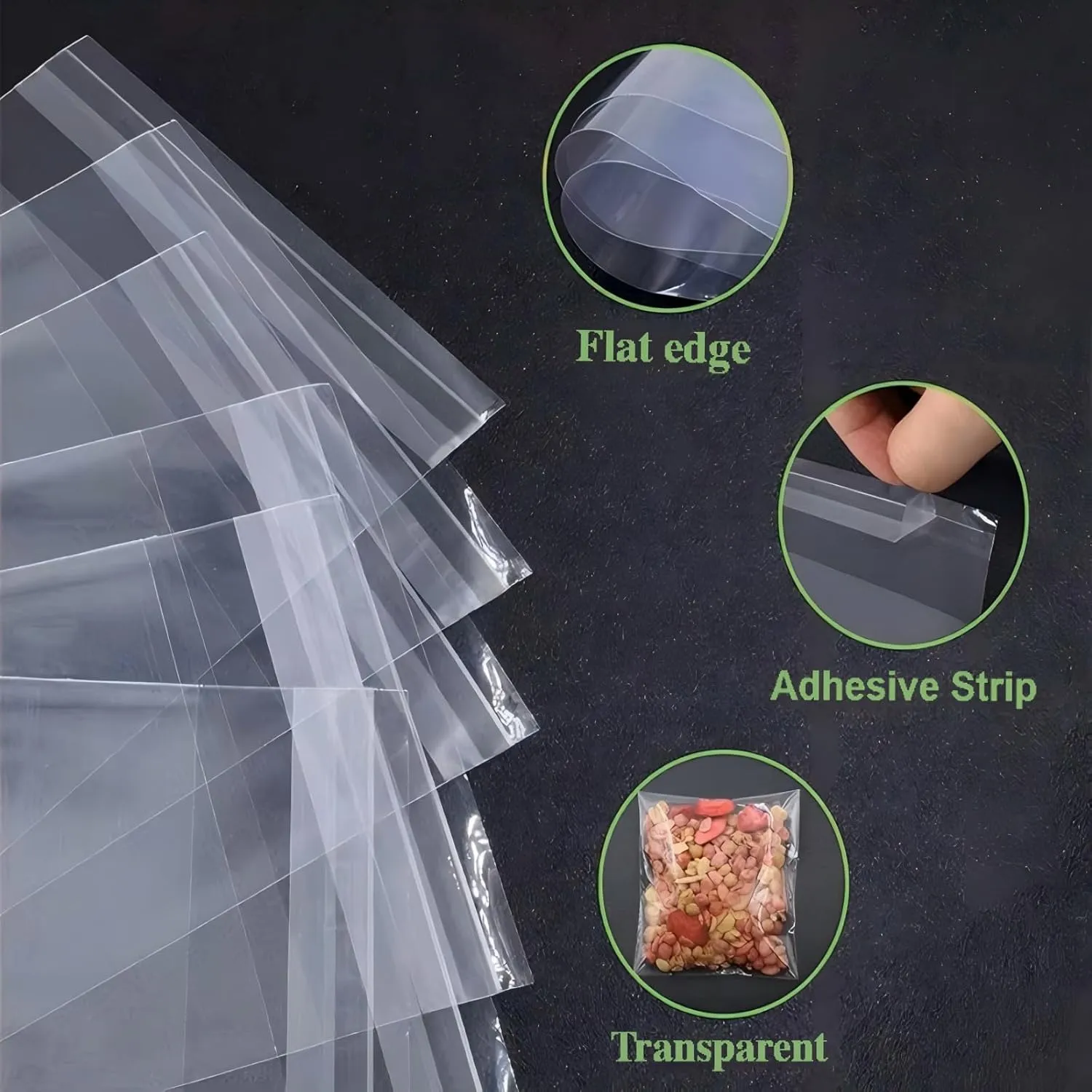 50 Pack Acid-Free Plastic Sleeves, Crystal Clear Sleeves Storage Bags for 8.5x11 Photos, Art Prints, Picture Mats and Frames (Bag Size: 9"x11 3/7")