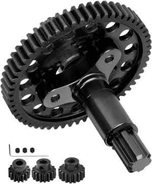 57T Spur Gear Slipper Clutch with 15T/16T/17T Pinions Upgrades for 1/8 Typhon 3S BLX 1/10 Granite/Senton/Big Rock/Vorteks 3s BLX,Kraton/Outcast 4S BLX,Black
