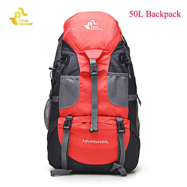 60L Waterproof Climbing Hiking Backpack Rain Cover Bag
