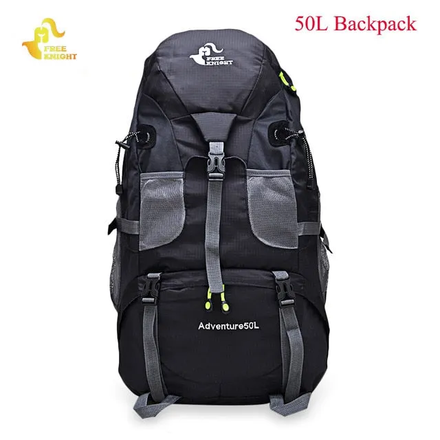 60L Waterproof Climbing Hiking Backpack Rain Cover Bag