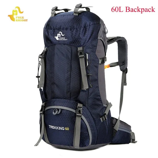 60L Waterproof Climbing Hiking Backpack Rain Cover Bag