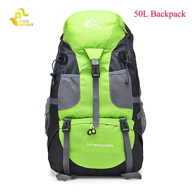 60L Waterproof Climbing Hiking Backpack Rain Cover Bag