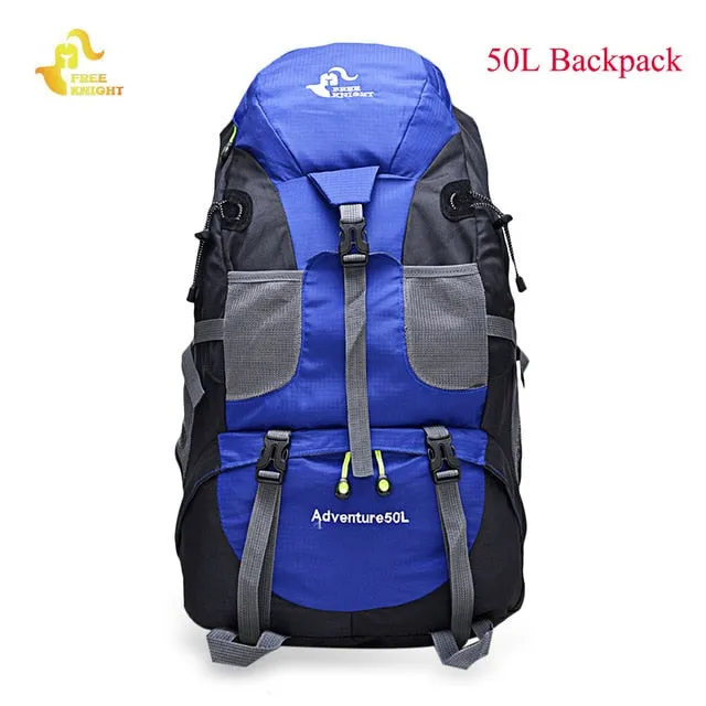 60L Waterproof Climbing Hiking Backpack Rain Cover Bag