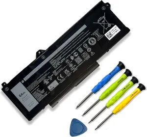 64Wh GRT01 Laptop Battery Replacement for Dell Latitude 15 5521 5531 14 5421 5431 Precision 3470 3561 3571 Alienware m17 R5 AMD Series R05P0 00P3TJ 0P3TJ VXD57 05RGW 9JRV0 15.2V 4000mAh 4-Cells