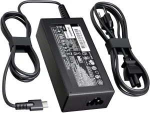 65W 45W USB C Laptop Charger Fit for HP EliteBook x360 1040 1030 840 860 G11 G10 G9 G8 G7 G6 Probook 440 445 450 460 Envy x360 Spectre X2 X360 13 Elite x2 1012 1013 G2 G4 Type C Adapter Power Cord