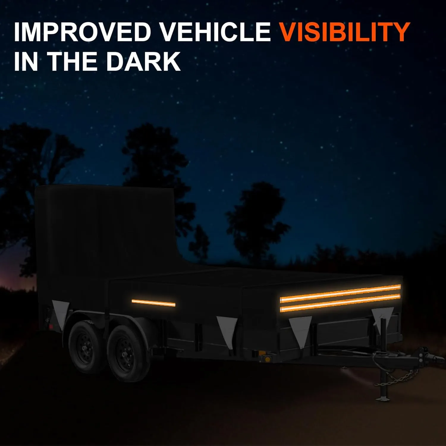 7 x 14 Windproof Utility Trailer Cover, 600D Waterproof Heavy Duty Cover with Rear Landscape/Tailgate Ramp with Windproof Ropes Fits 7 x 14 FT Trailers