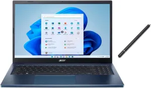 acer Aspire 3 15.6" Full HD IPS Touch Display Laptop | AMD Ryzen 5 7520U (Beat i7-1165G7)| 8GB RAM DDR5 | 512GB SSD | AMD Radeon Graphics | Windows 11 Home | Bundle with Stylus Pen