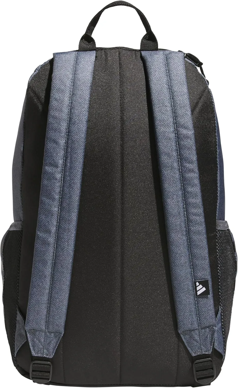 adidas 3-Stripe Classic Backpack for Men and Women, Bag with Laptop Sleeve, Twill Onix Grey/Black, One Size