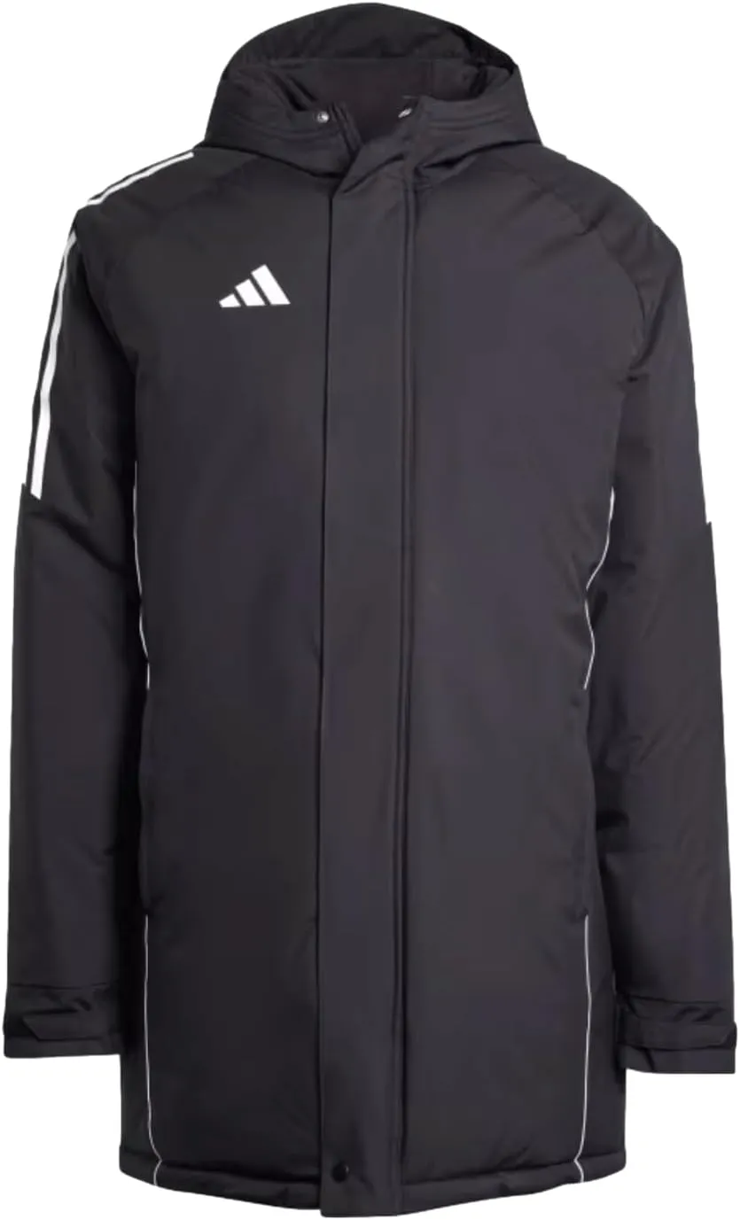 adidas Soccer Tiro 24 Stadium Parka Jacket - Stay Warm on the Sidelines with Recycled Materials