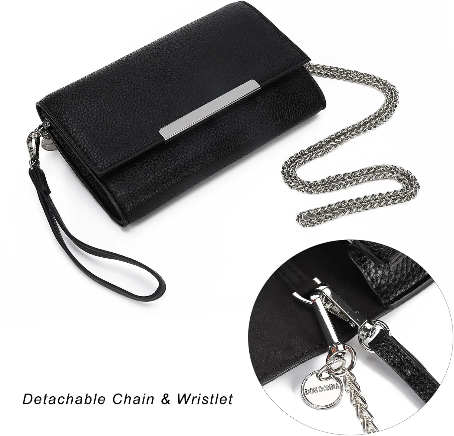 AFKOMST Small Clutch Purses for Women Formal Evening Bag Crossbody and Wristlet Handbags for Party Prom Cocktail Wedding