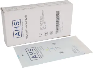 AHS American Hospital Supply Medical Sterilization Pouches Sterilizer Bags with Self Seal Color Coded Indicators Autoclave Pouches | Box of 200 Pack (5.5 in. x 10 in)
