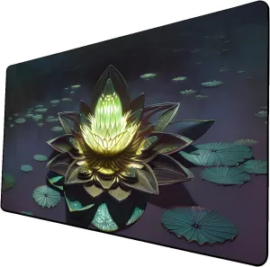 AI Painting TCG Playmat - MTG Trading Card Game Mat, 24x14 Inches Premium MTG Playmat - The Perfect Companion for Intense Card Battles - Fantasy Dark Vampire Lotus-073