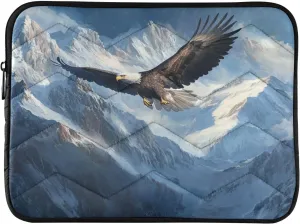 ALAZA Eagles Wings Soars Over The Mountains Laptop Sleeve Bag Waterproof Protective Notebook Case, 15.6 Inch