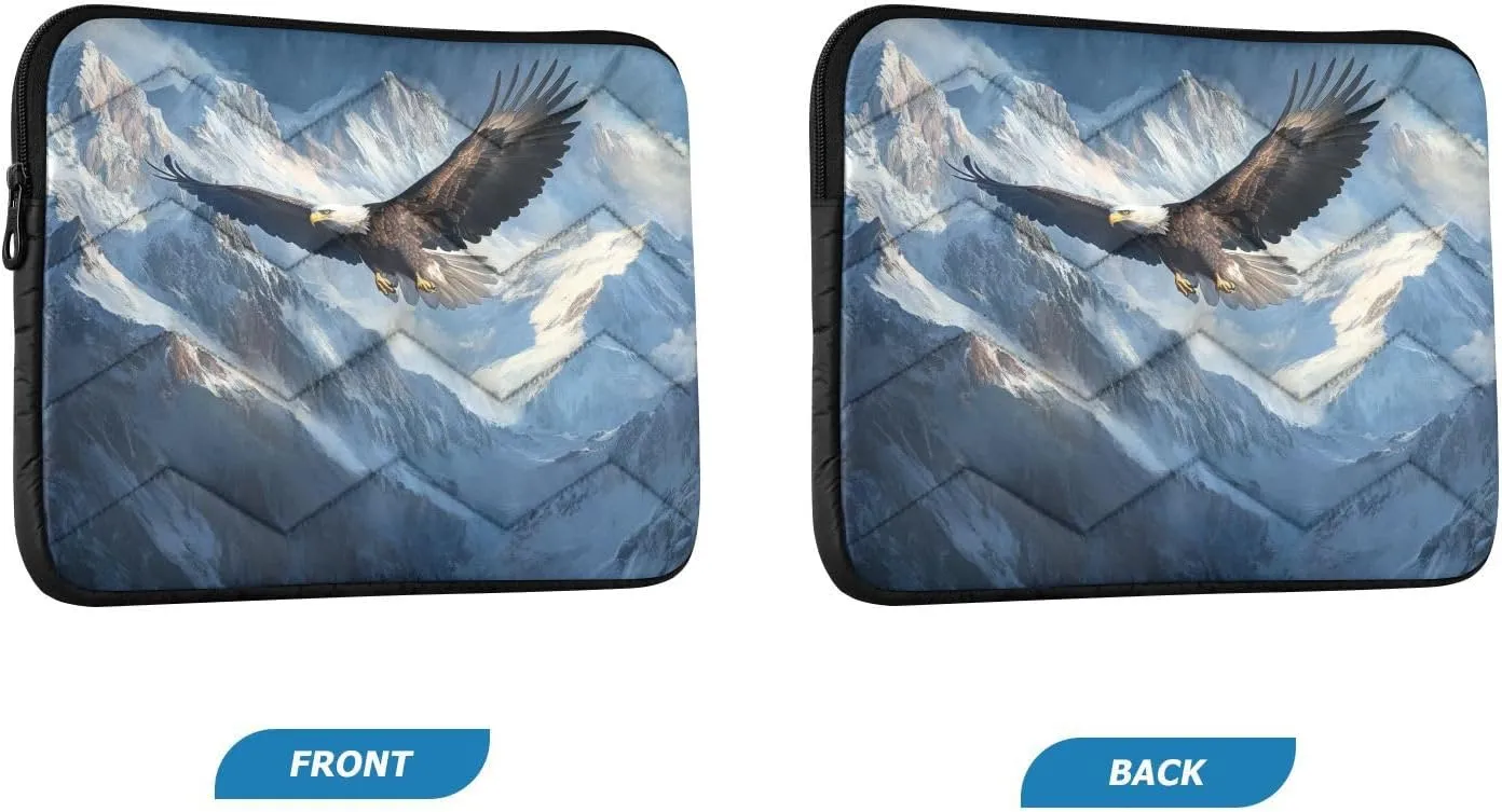 ALAZA Eagles Wings Soars Over The Mountains Laptop Sleeve Bag Waterproof Protective Notebook Case, 15.6 Inch