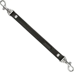 Alban Leather 2-Clip Strap for Wallet, Clutch, Wristlet Purse, Keys, Keychain for Women and Men
