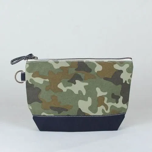 All In Zip Top Pouch in Venture Camo Print
