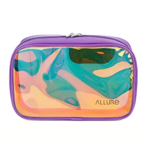 Allure Holographic Zipper Makeup Bag