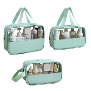 AllureToiletry Bag Green - Pack of 3