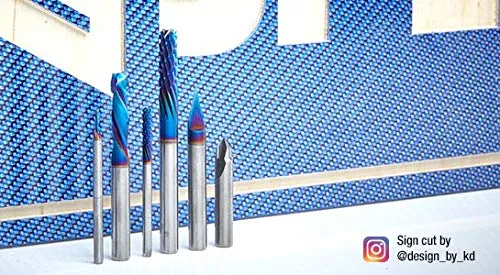 Amana Tool - 46225-K Solid Carbide Spektra Extreme Tool Life Coated Spiral Plunge 1/8 Dia